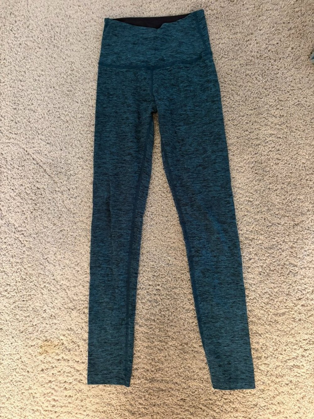 Beyond Yoga Spacedye High Waisted Midi Legging Dark Teal Blue Size S Yoga
